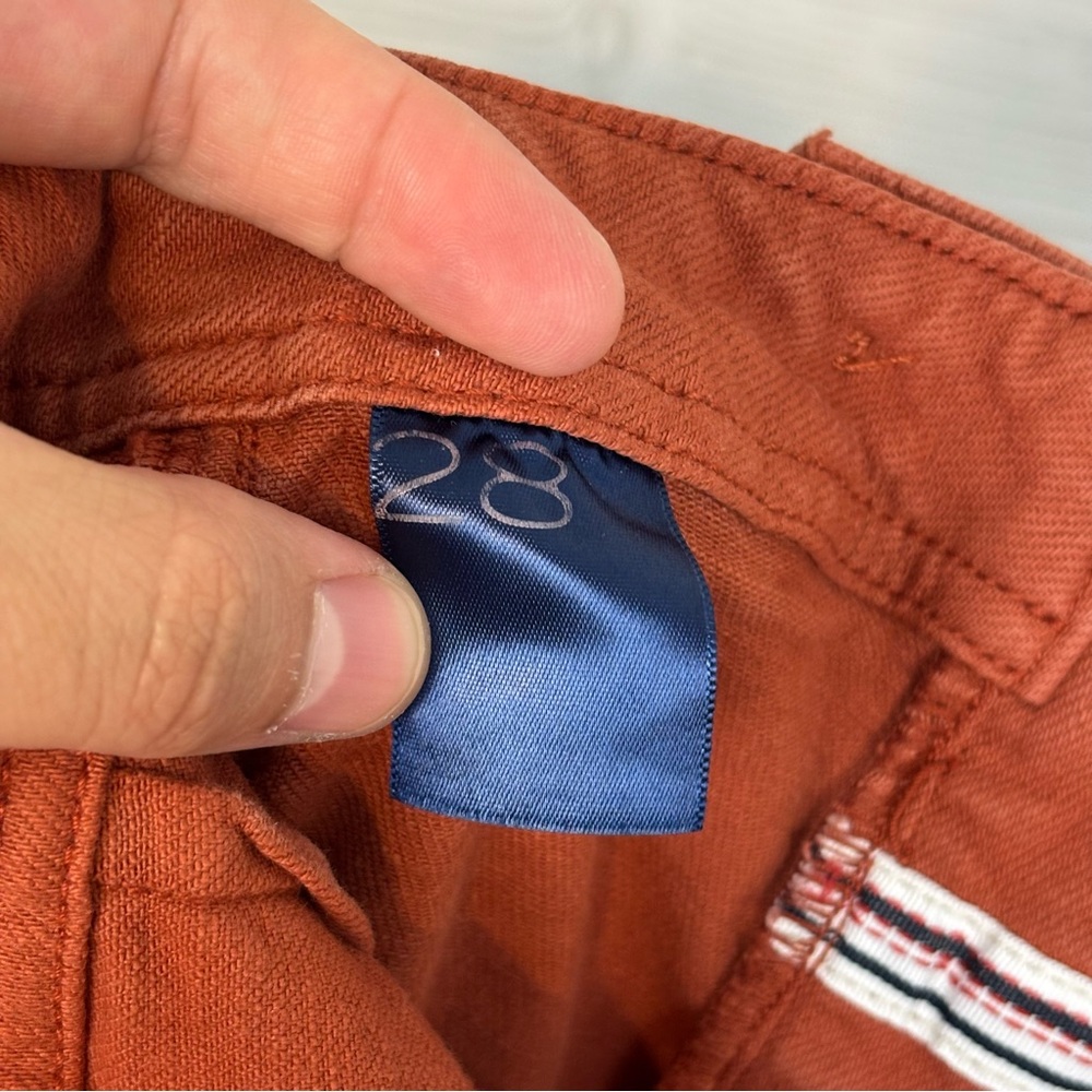 Pilcro Wide Leg Cargo Pants in Rust - Picture 11 of 13